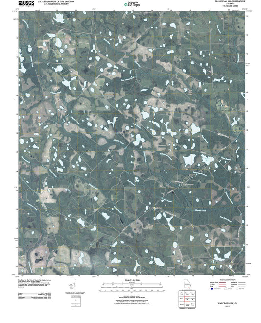 2011 Waycross, GA - Georgia - USGS Topographic Map v2