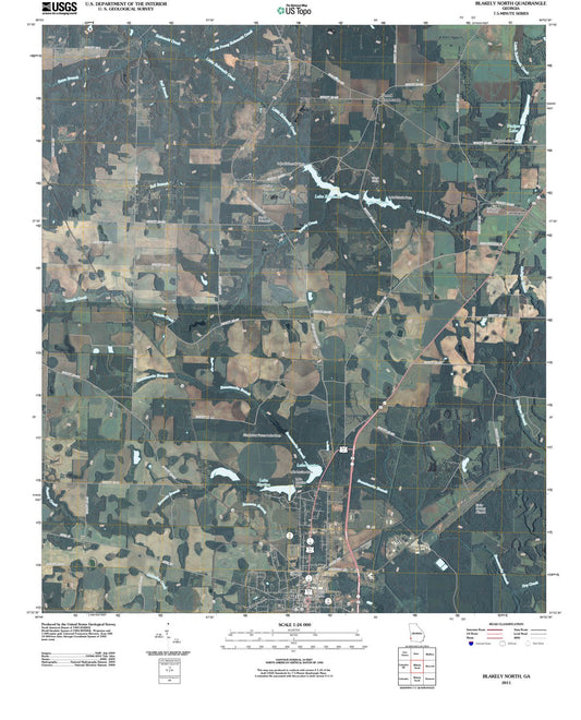 2011 Blakely North, GA - Georgia - USGS Topographic Map