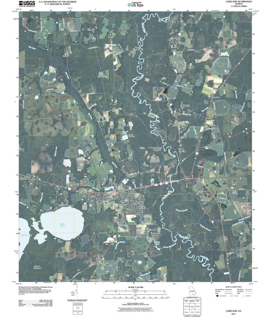 2011 Lakeland, GA - Georgia - USGS Topographic Map