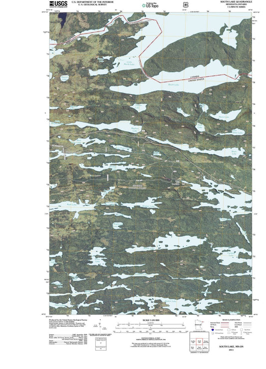 2011 South Lake, MN - Minnesota - USGS Topographic Map