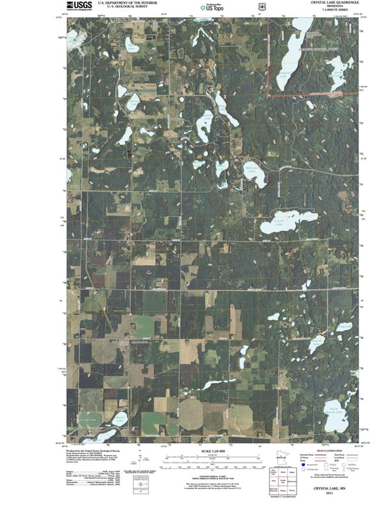 2011 Crystal Lake, MN - Minnesota - USGS Topographic Map