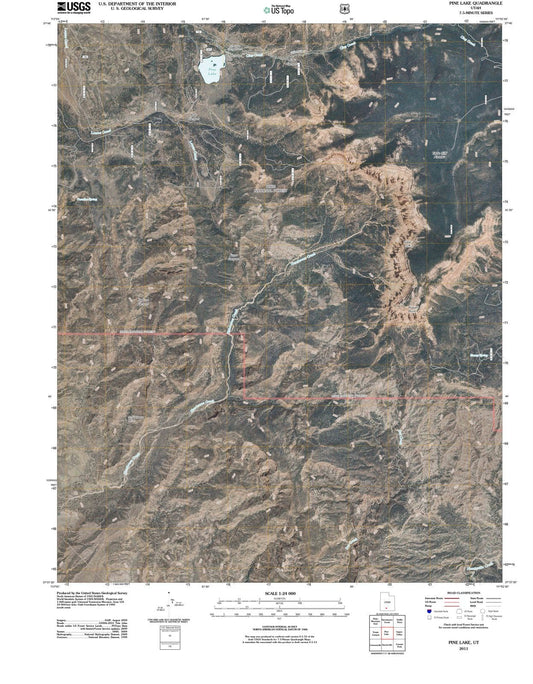 2011 Pine Lake, UT - Utah - USGS Topographic Map
