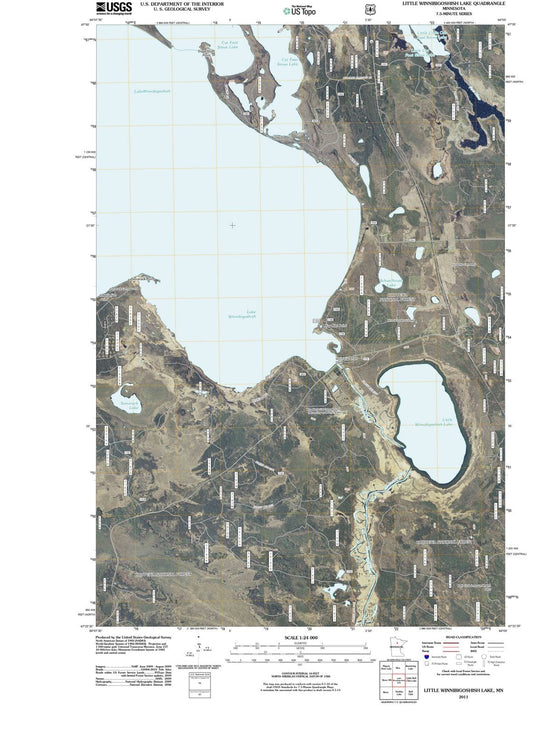 2011 Little Winnibigoshish Lake, MN - Minnesota - USGS Topographic Map
