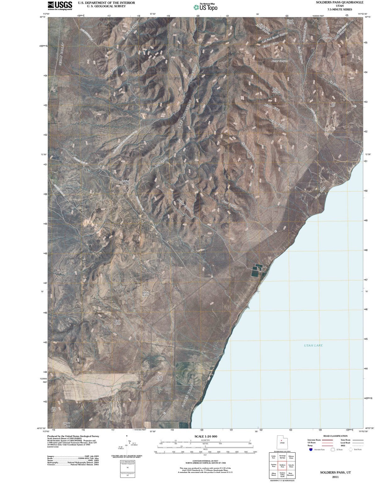 2011 Soldiers Pass, UT - Utah - USGS Topographic Map