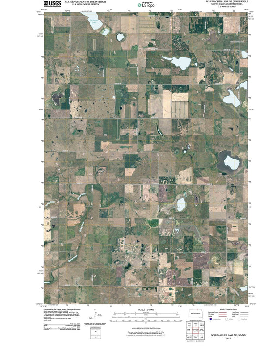 2011 Schumacher Lake, SD - South Dakota - USGS Topographic Map