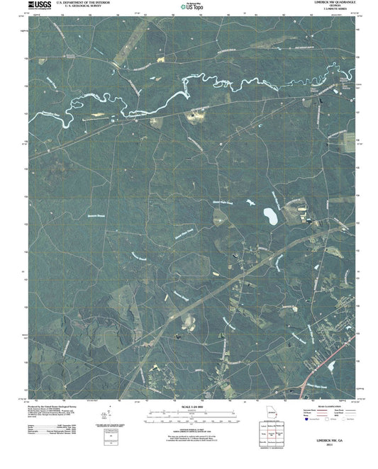 2011 Limerick, GA - Georgia - USGS Topographic Map