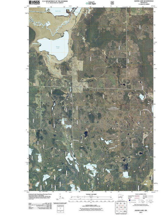 2011 Goose Lake, MN - Minnesota - USGS Topographic Map