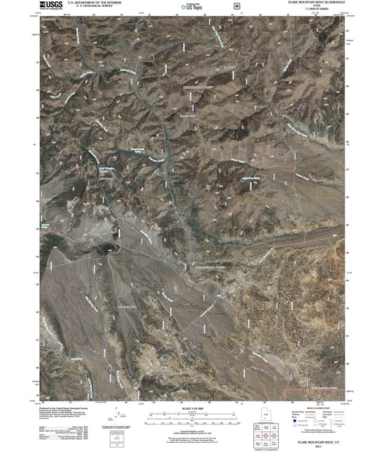 2011 Flake Mountain West, UT - Utah - USGS Topographic Map