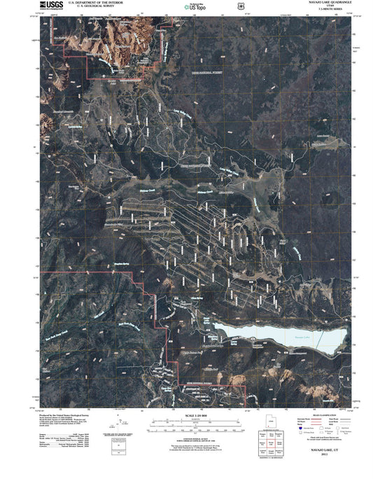 2011 Navajo Lake, UT - Utah - USGS Topographic Map