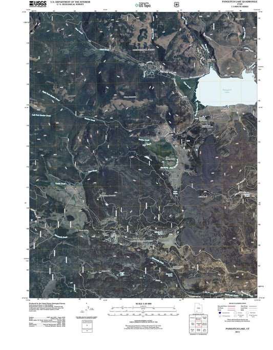2011 Panguitch Lake, UT - Utah - USGS Topographic Map