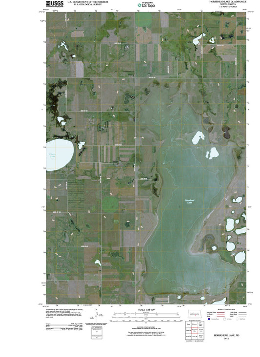 2011 Horsehead Lake, ND - North Dakota - USGS Topographic Map