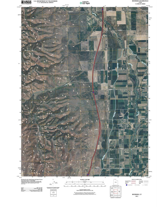 2011 Riverside, UT - Utah - USGS Topographic Map