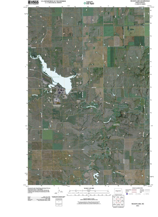 2011 Nelson Lake, ND - North Dakota - USGS Topographic Map