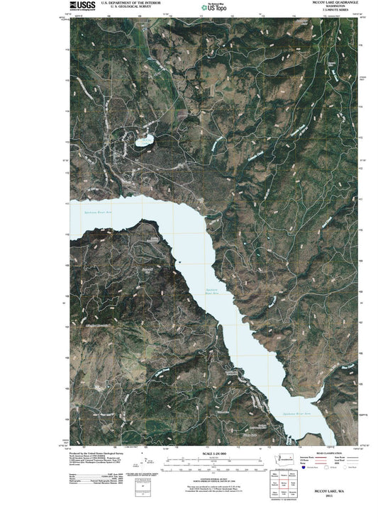 2011 McCoy Lake, WA - Washington - USGS Topographic Map