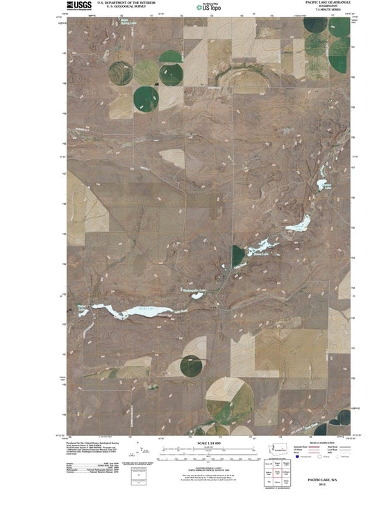 2011 Pacific Lake, WA - Washington - USGS Topographic Map
