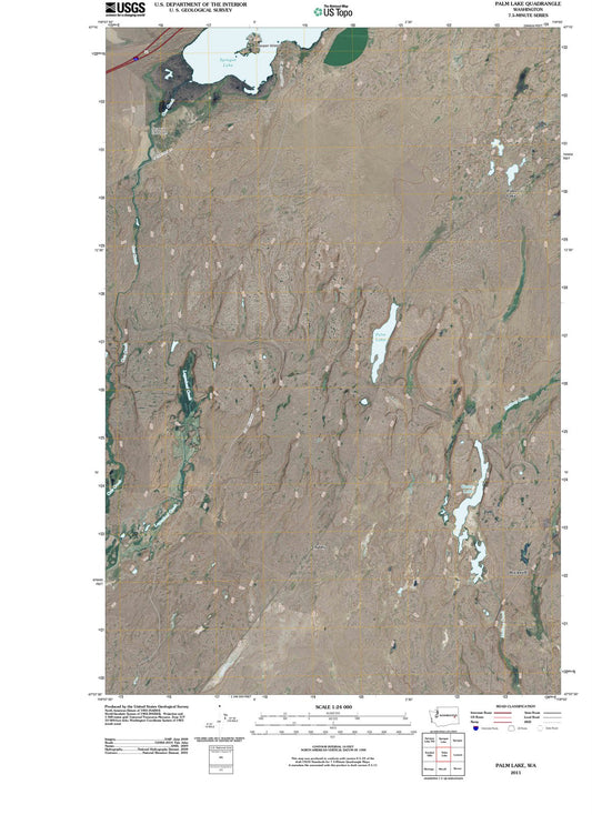 2011 Palm Lake, WA - Washington - USGS Topographic Map
