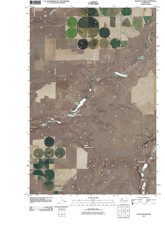 2011 Sullivan Lake, WA - Washington - USGS Topographic Map