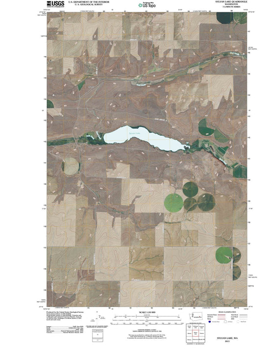 2011 Sylvan Lake, WA - Washington - USGS Topographic Map