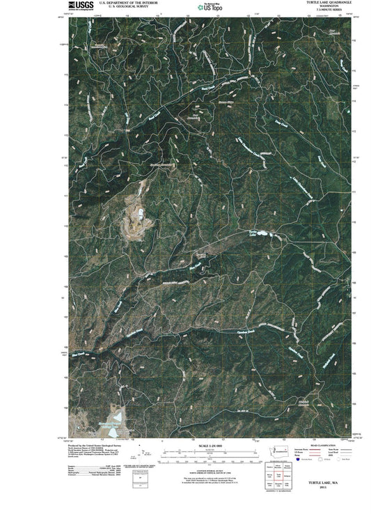 2011 Turtle Lake, WA - Washington - USGS Topographic Map
