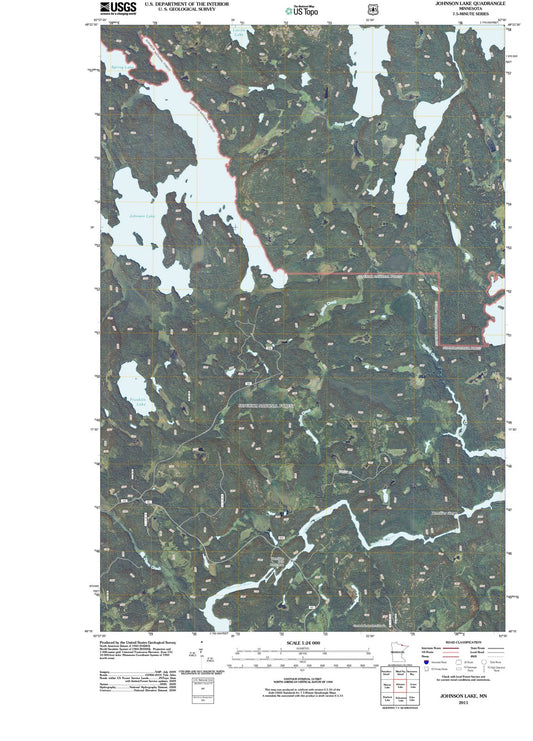 2011 Johnson Lake, MN - Minnesota - USGS Topographic Map