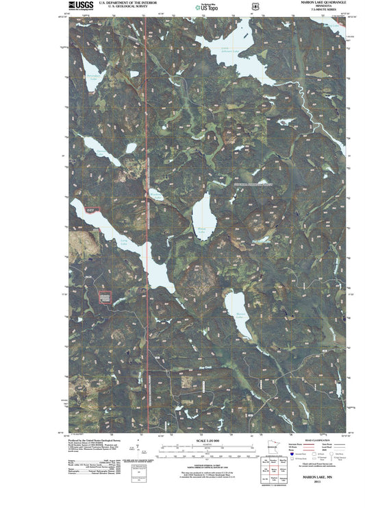 2011 Marion Lake, MN - Minnesota - USGS Topographic Map