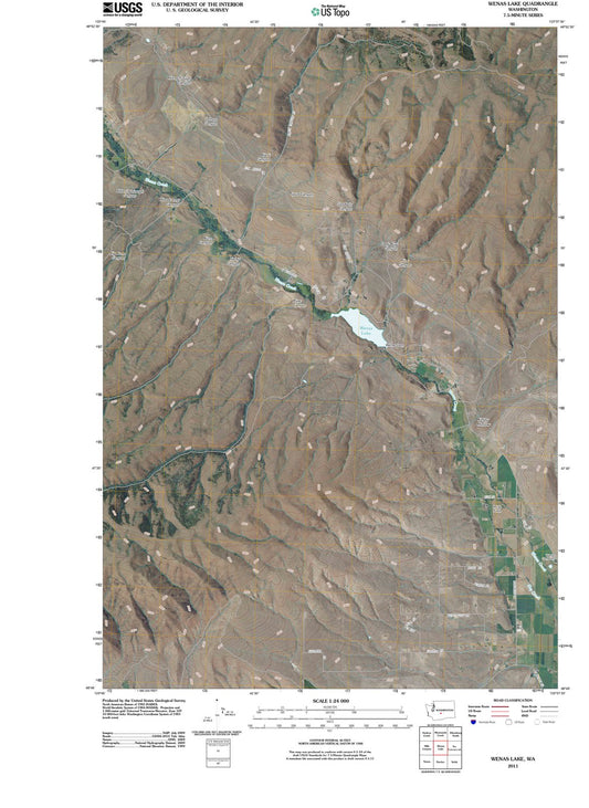 2011 Wenas Lake, WA - Washington - USGS Topographic Map