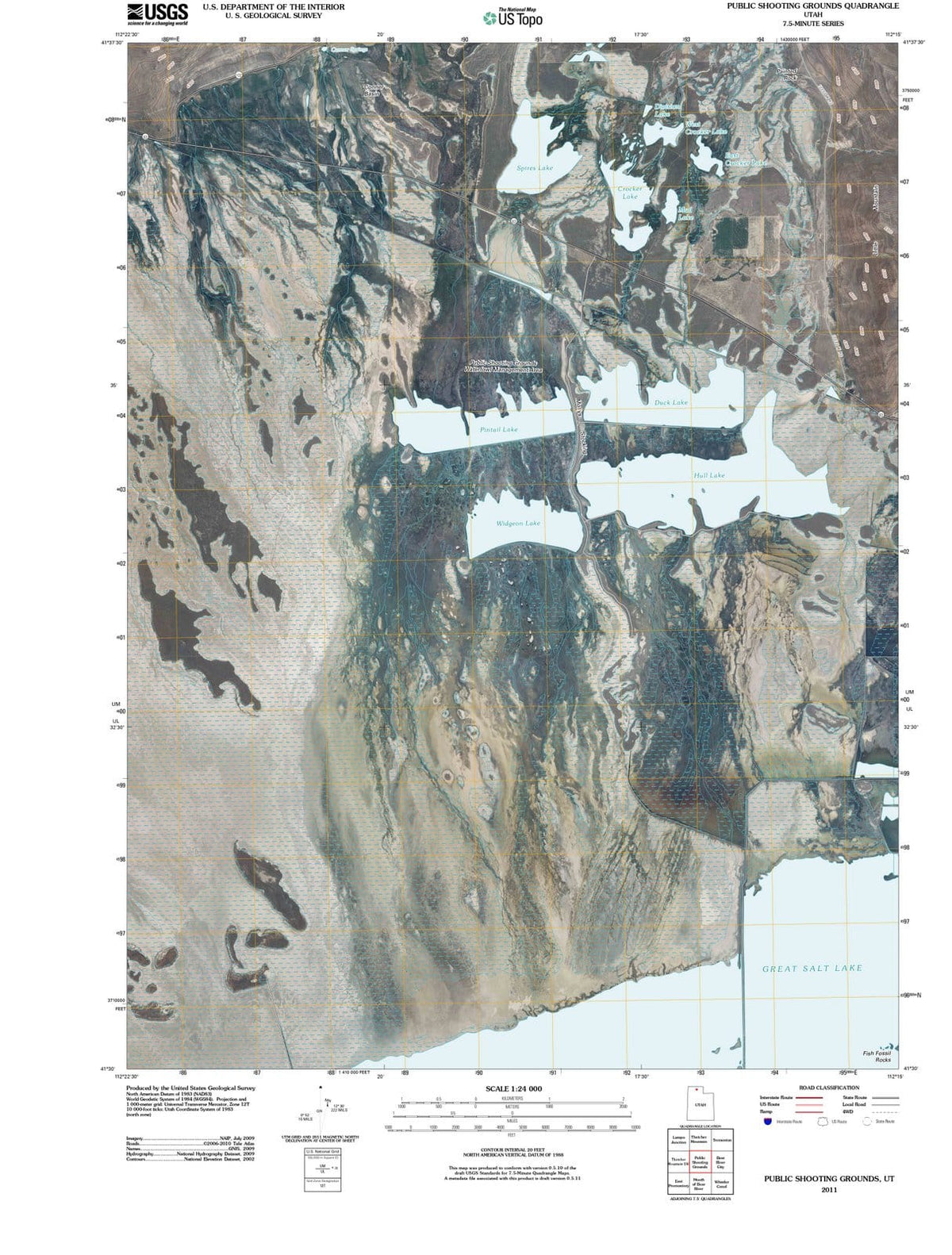 2011 Public Shooting Grounds, UT - Utah - USGS Topographic Map