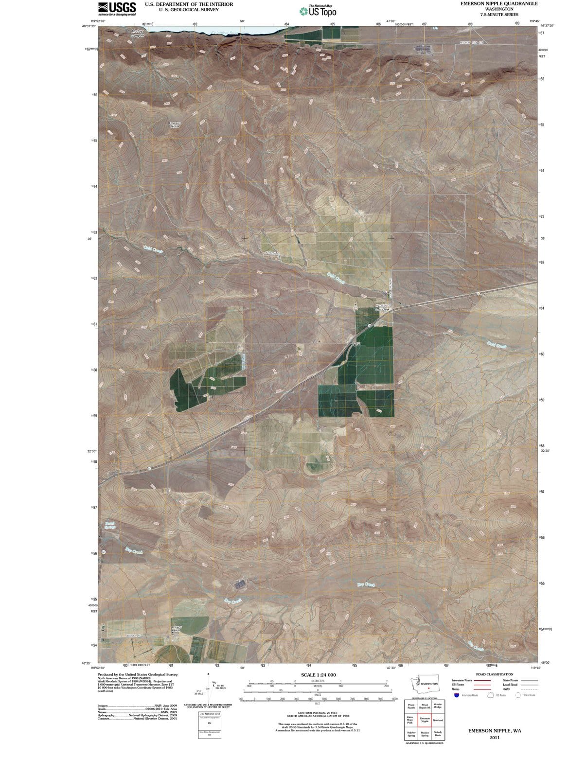 2011 Emerson Nipple, WA - Washington - USGS Topographic Map