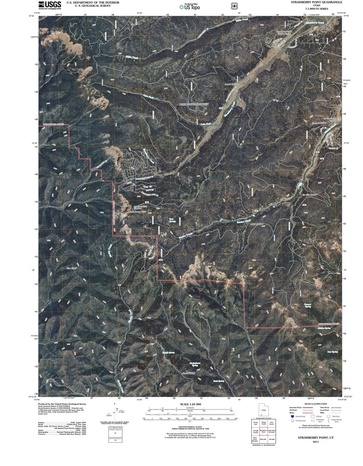 2011 Strawberry Point, UT - Utah - USGS Topographic Map