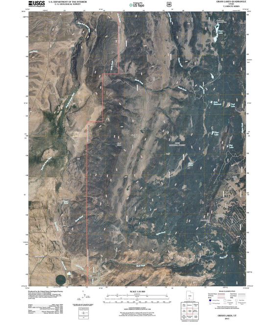 2011 Grass Lakes, UT - Utah - USGS Topographic Map