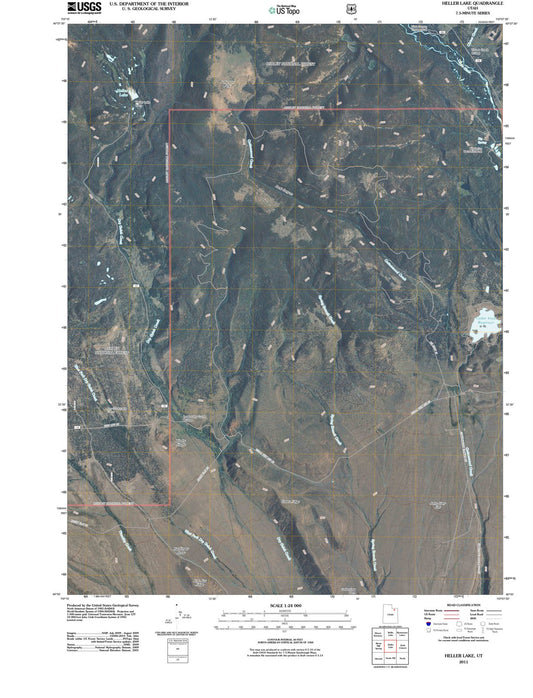 2011 Heller Lake, UT - Utah - USGS Topographic Map