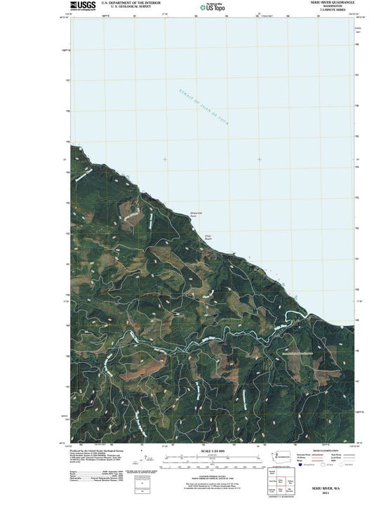 2011 Sekiu River, WA - Washington - USGS Topographic Map