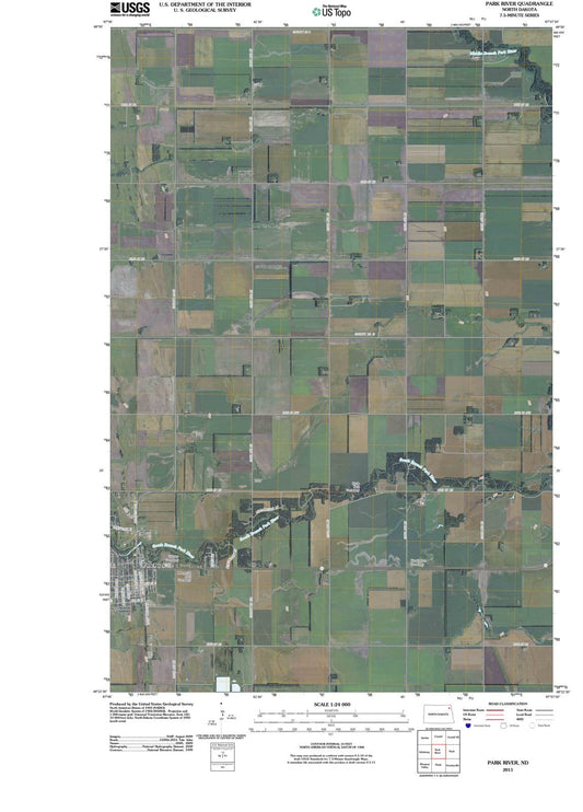 2011 Park River, ND - North Dakota - USGS Topographic Map