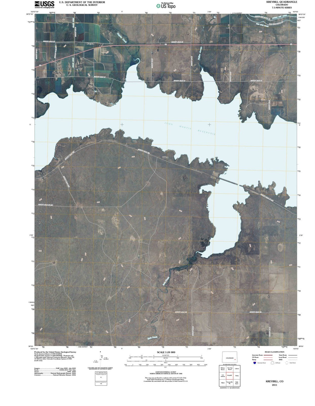 2011 Kreybill, CO - Colorado - USGS Topographic Map