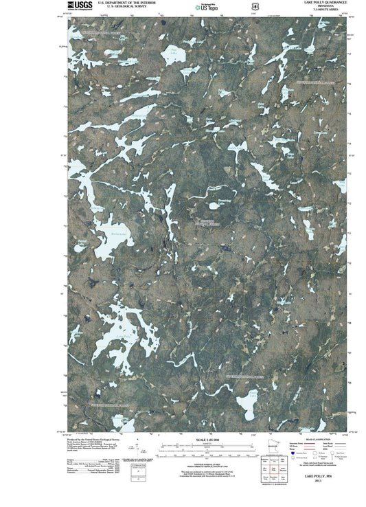 2011 Lake Polly, MN - Minnesota - USGS Topographic Map