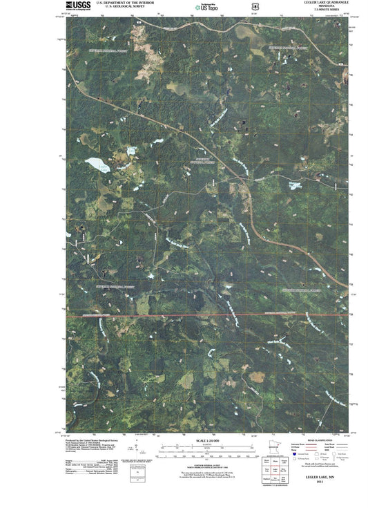 2011 Legler Lake, MN - Minnesota - USGS Topographic Map