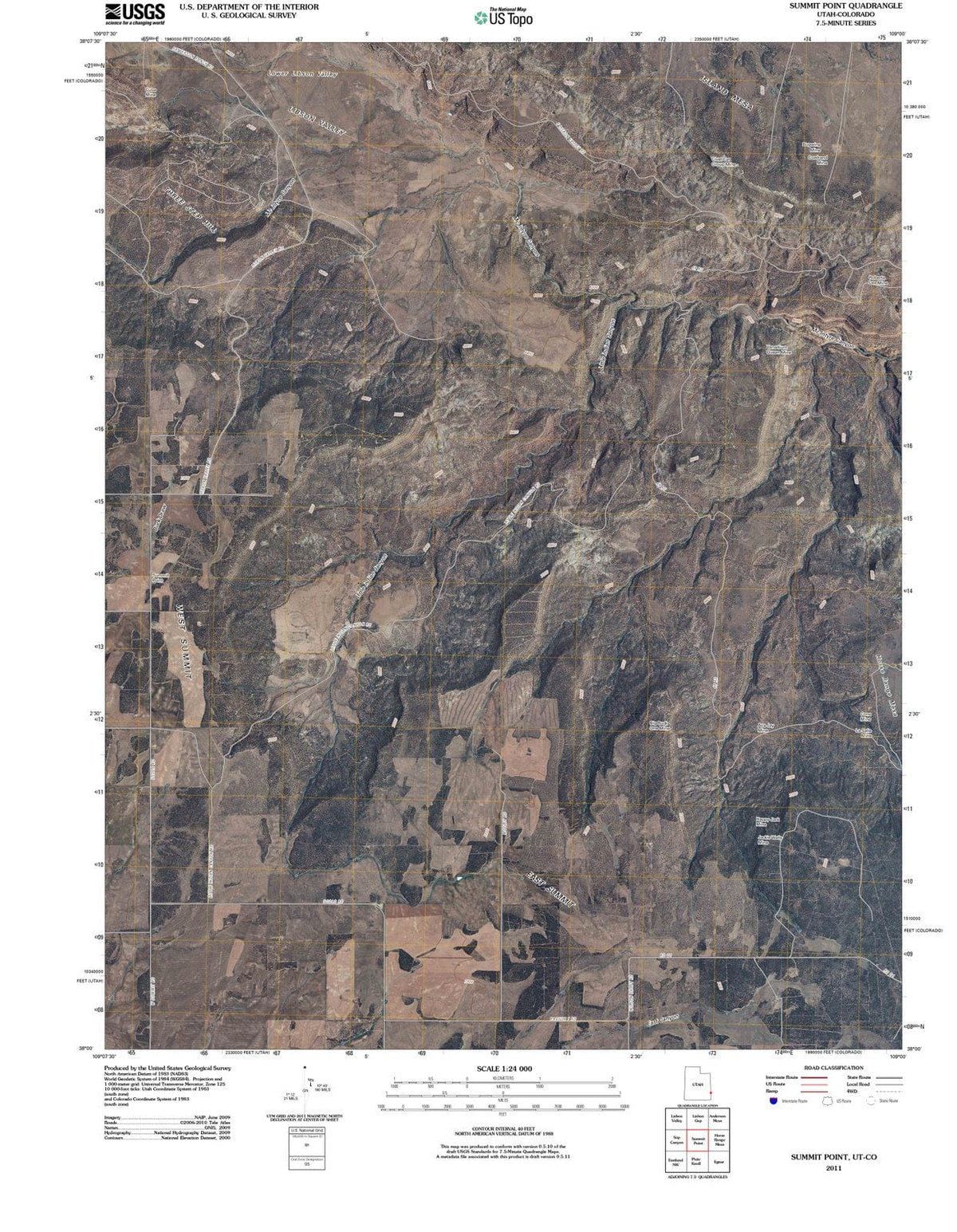 2011 Summit Point, UT - Utah - USGS Topographic Map