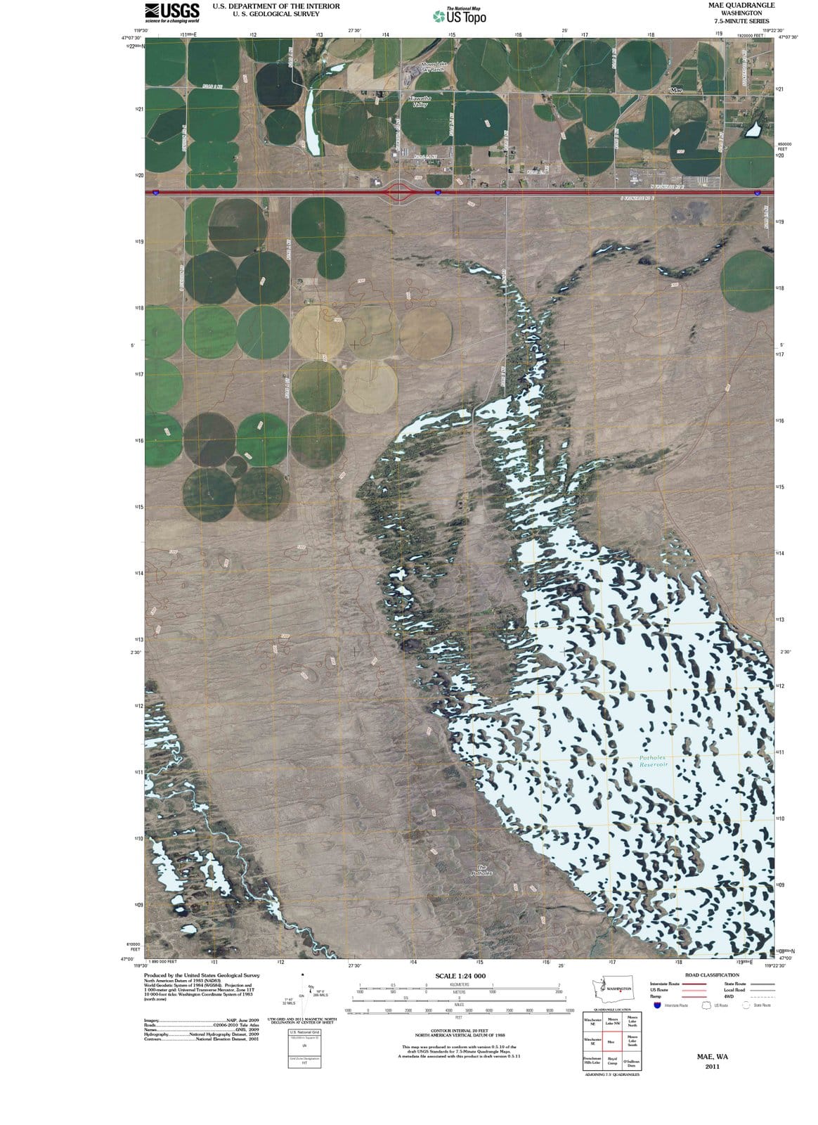 2011 Mae, WA - Washington - USGS Topographic Map
