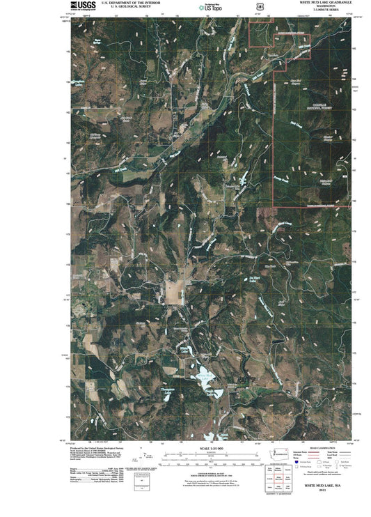 2011 White Mud Lake, WA - Washington - USGS Topographic Map