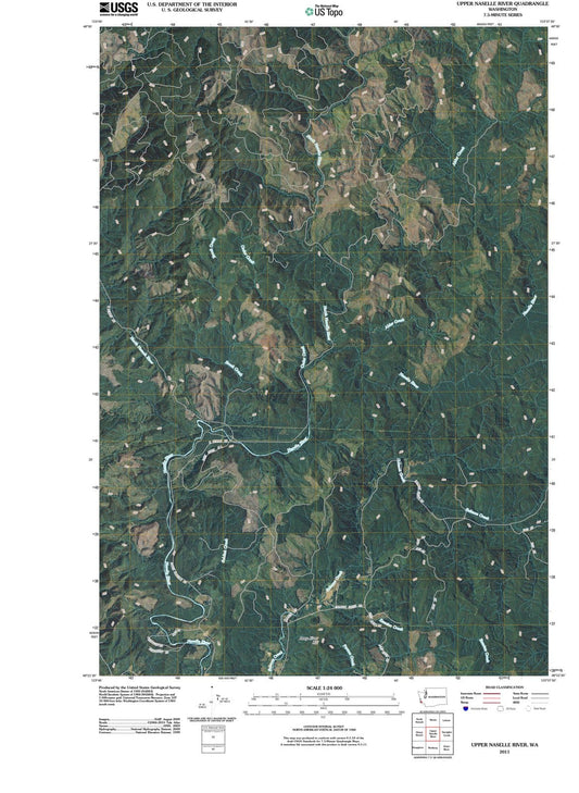 2011 Upper Naselle River, WA - Washington - USGS Topographic Map