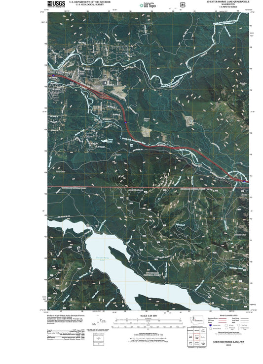 2011 Chester Morse Lake, WA - Washington - USGS Topographic Map