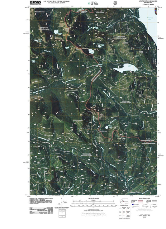 2011 Lost Lake, WA - Washington - USGS Topographic Map