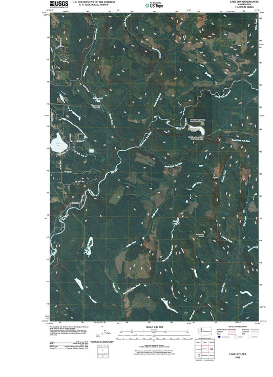 2011 Lake Joy, WA - Washington - USGS Topographic Map