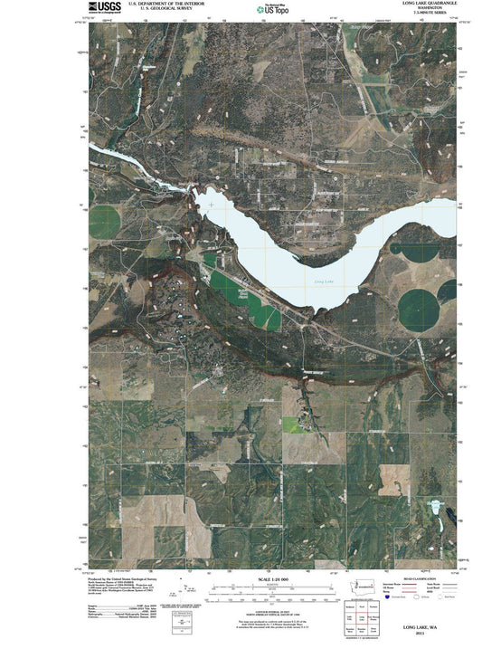 2011 Long Lake, WA - Washington - USGS Topographic Map