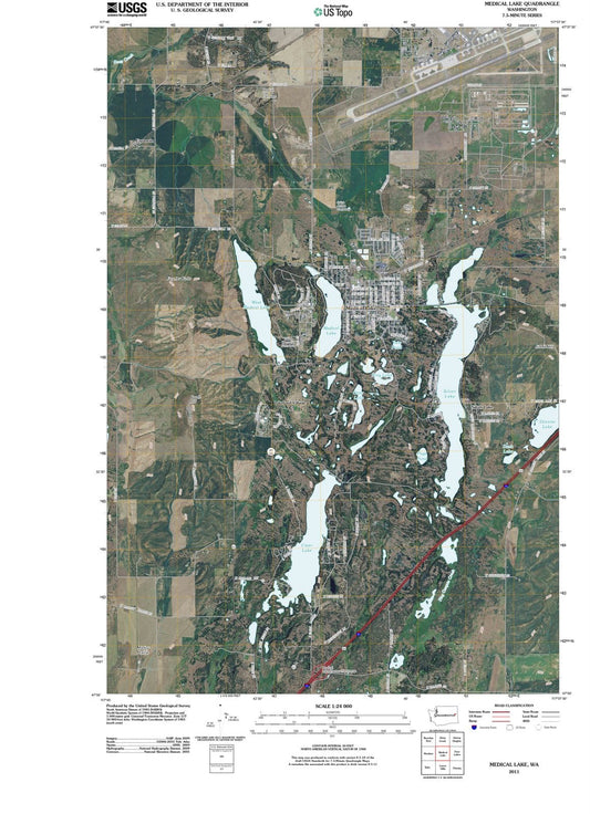 2011 Medical Lake, WA - Washington - USGS Topographic Map