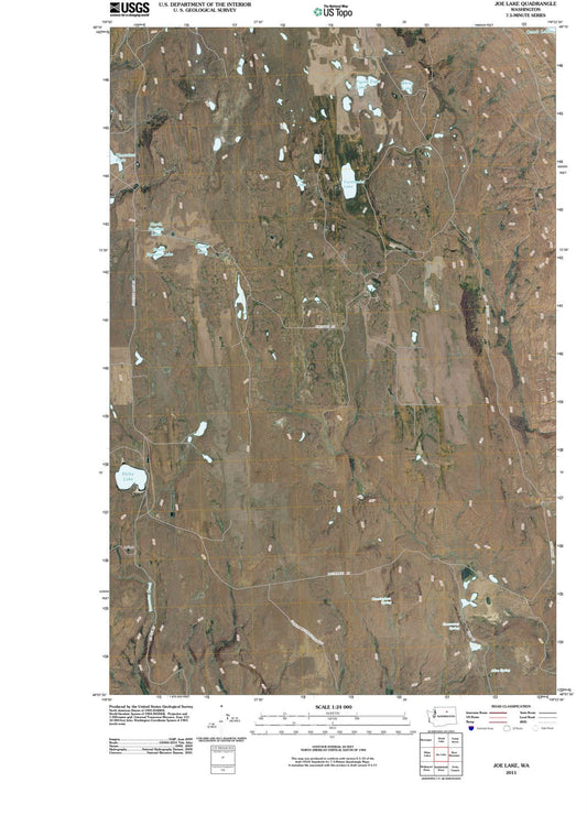2011 Joe Lake, WA - Washington - USGS Topographic Map