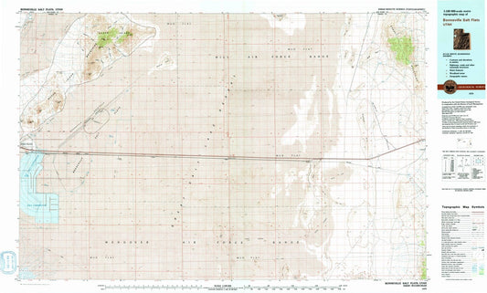 1979 Bonneville Salt Flats, UT - Utah - USGS Topographic Map