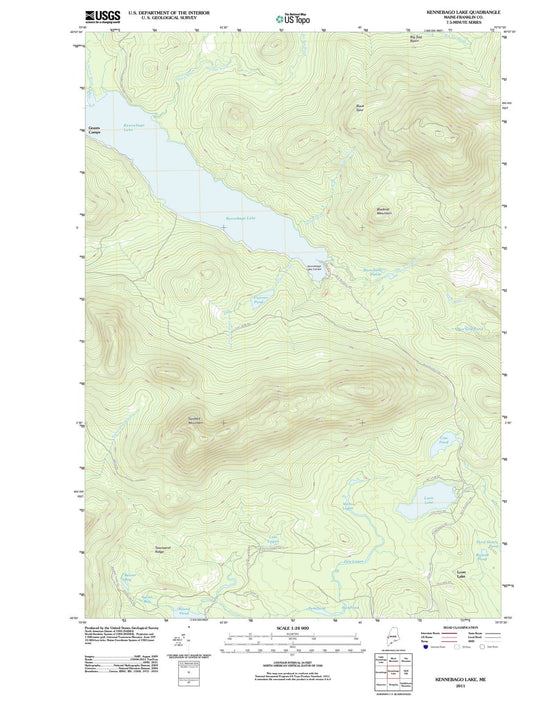 2011 Kennebago Lake, ME - Maine - USGS Topographic Map