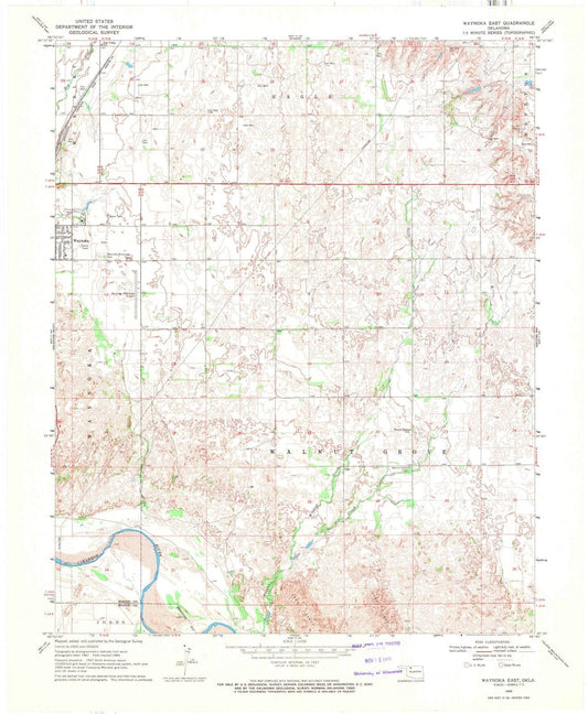 1969 Waynoka East, OK - Oklahoma - USGS Topographic Map