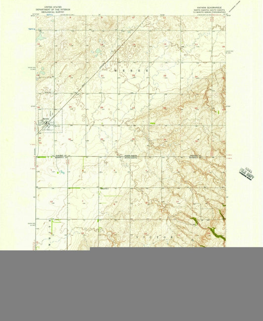 1956 Havana, ND - North Dakota - USGS Topographic Map